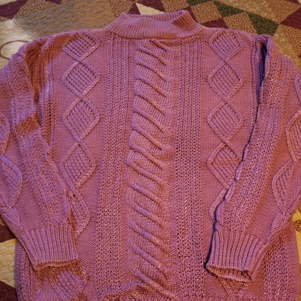 Mock turtle neck sweater/tunic